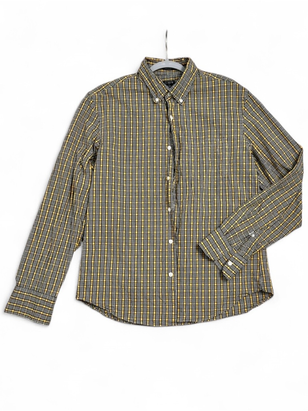 J. Crew Plaid Slim Untucked Flex Wash Flannel